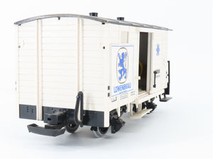 G Scale LGB 4131 Lowenbrau Beer Box Car w/ Custom Sound Installed