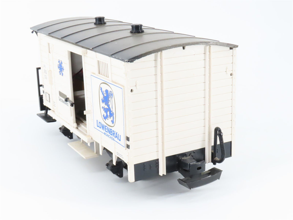 G Scale LGB 4131 Lowenbrau Beer Box Car w/ Custom Sound Installed