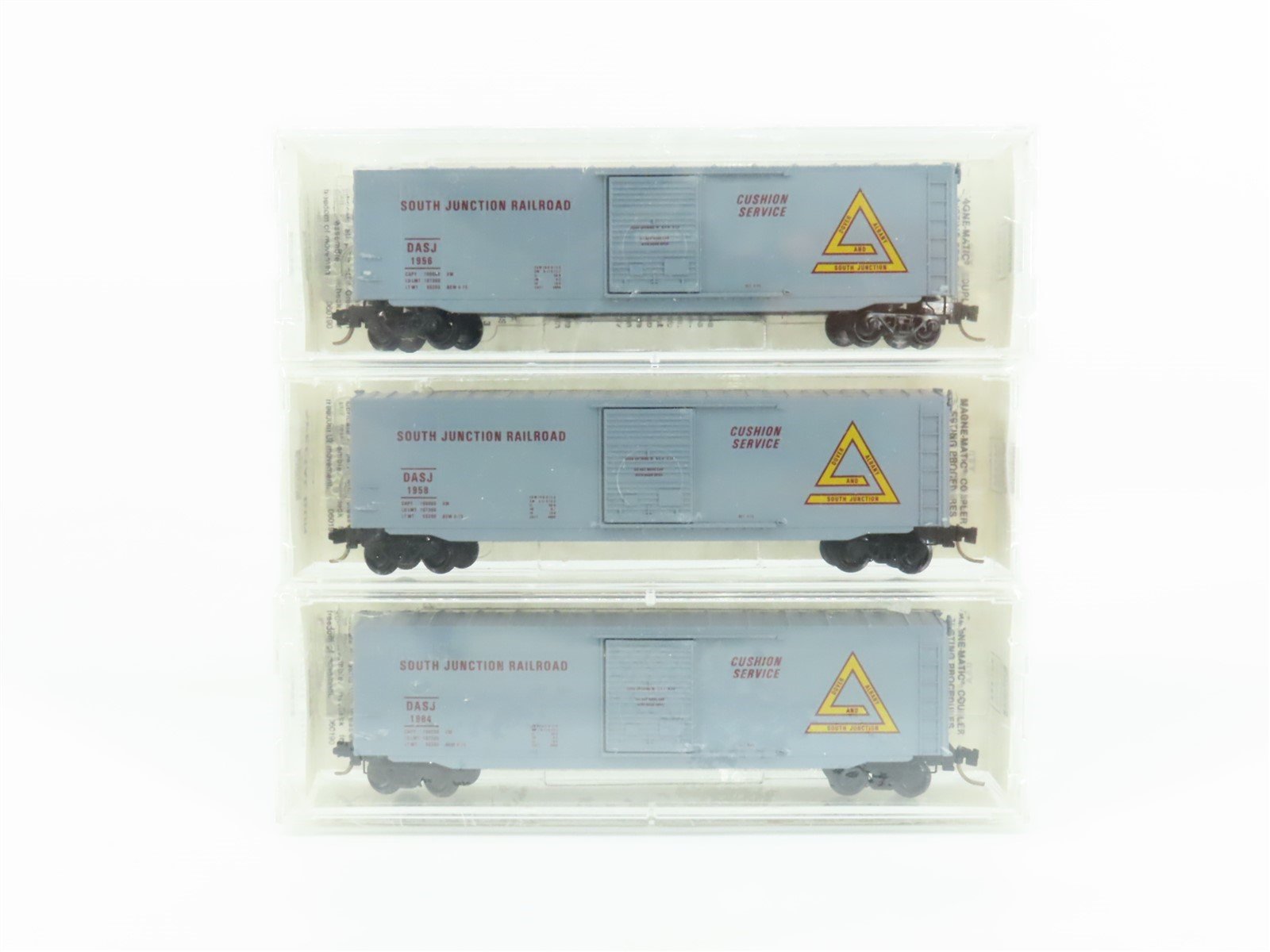 N Scale Micro-Trains MTL DASJ South Junction Railroad Box Car 3-Pack Sealed