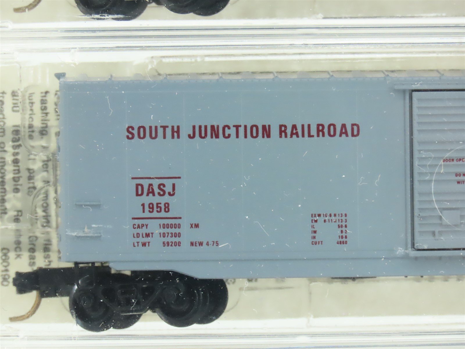 N Scale Micro-Trains MTL DASJ South Junction Railroad Box Car 3-Pack Sealed
