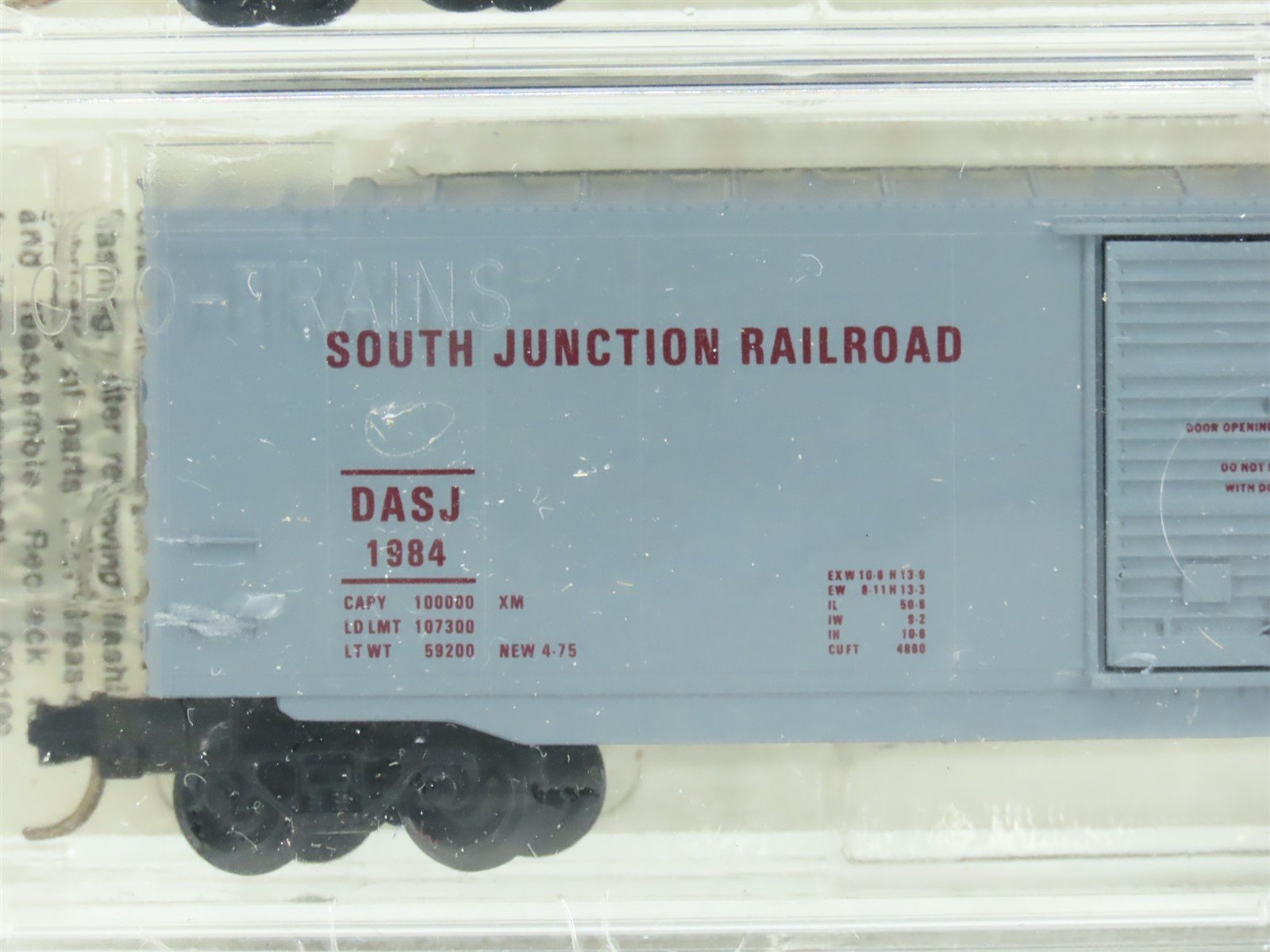 N Scale Micro-Trains MTL DASJ South Junction Railroad Box Car 3-Pack Sealed