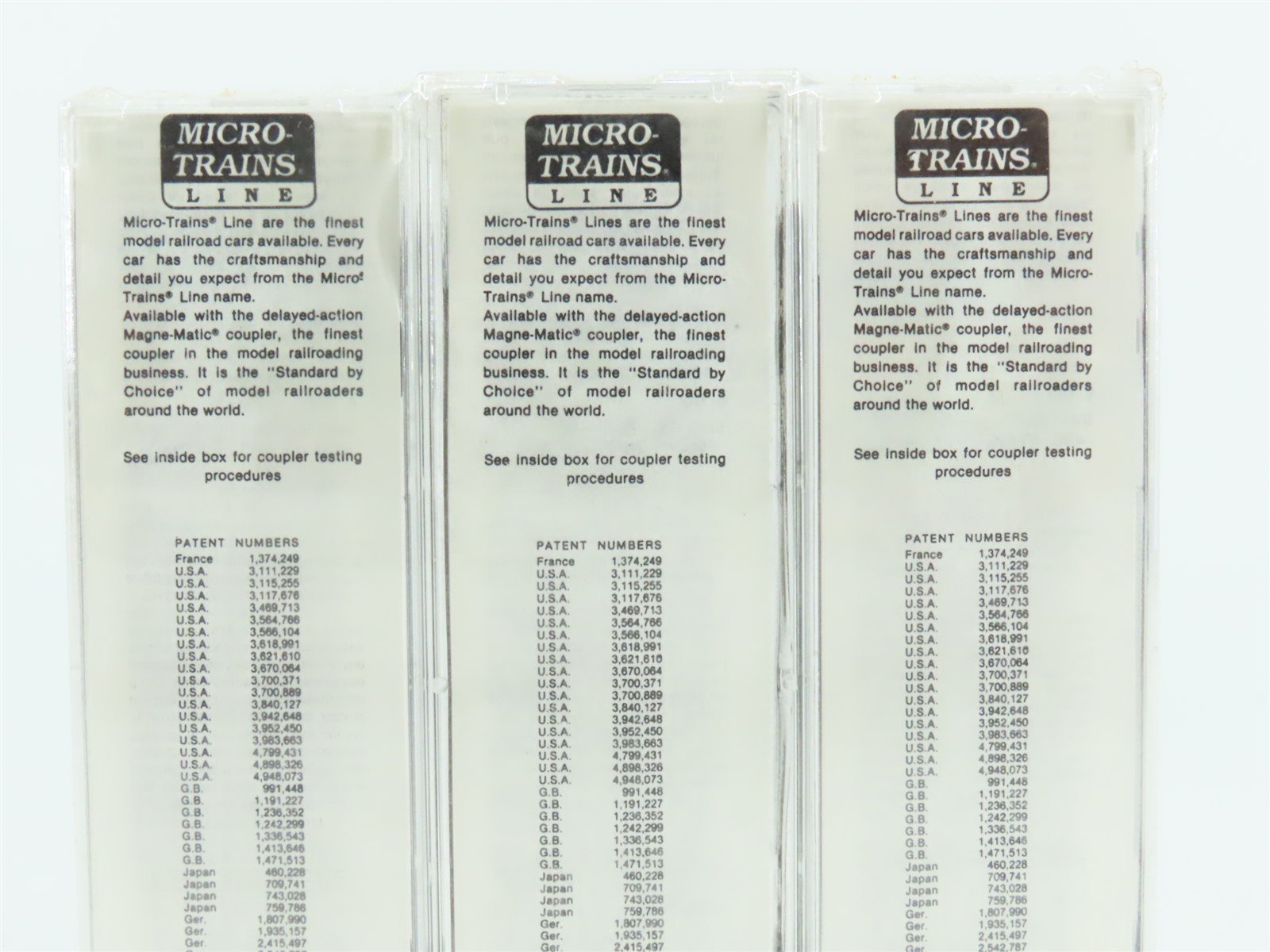 N Scale Micro-Trains MTL DASJ South Junction Railroad Box Car 3-Pack Sealed