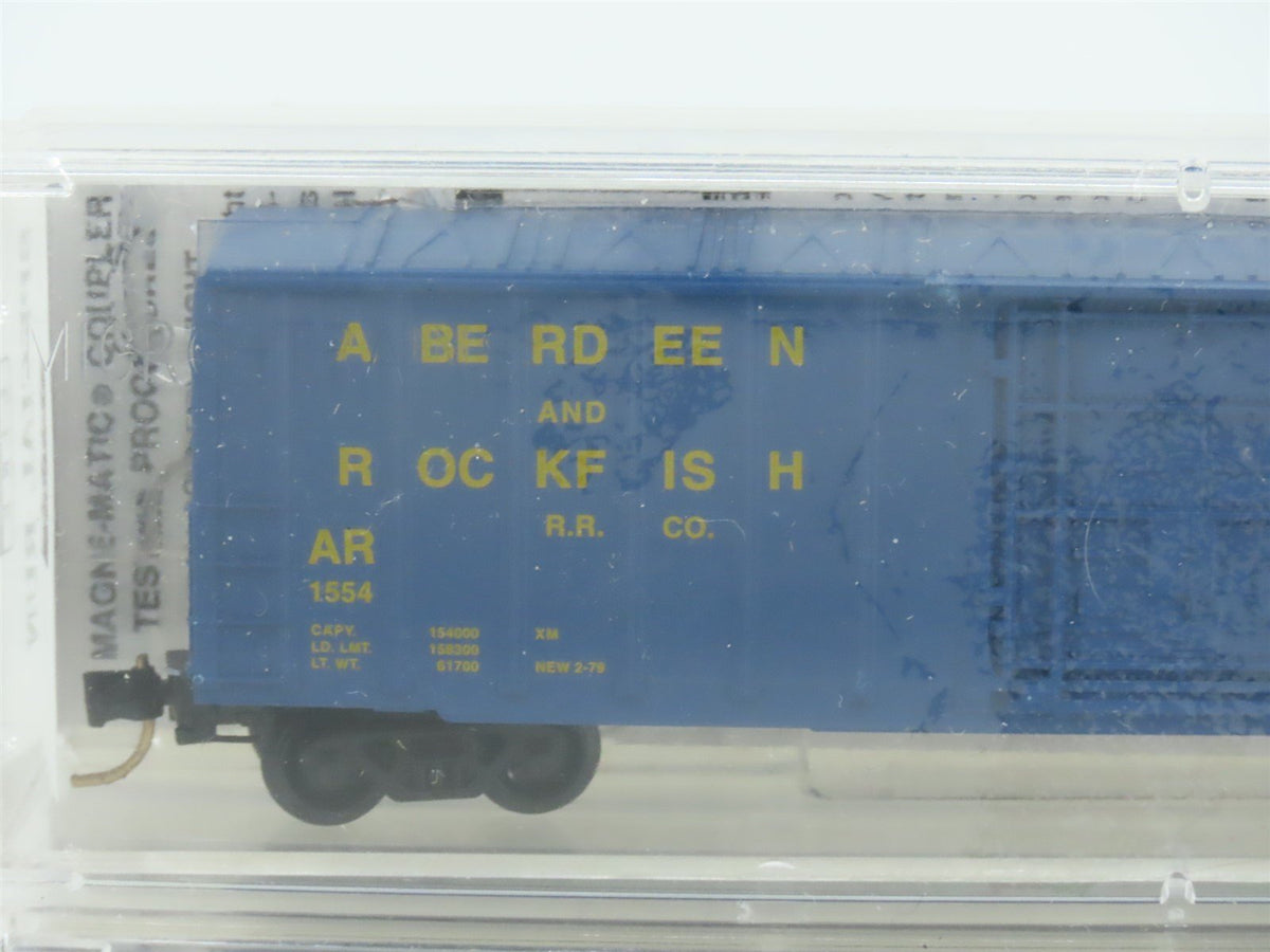 N Micro-Trains MTL Raleigh Rails AR Aberdeen &amp; Rockfish Box Car 3-Pack Sealed