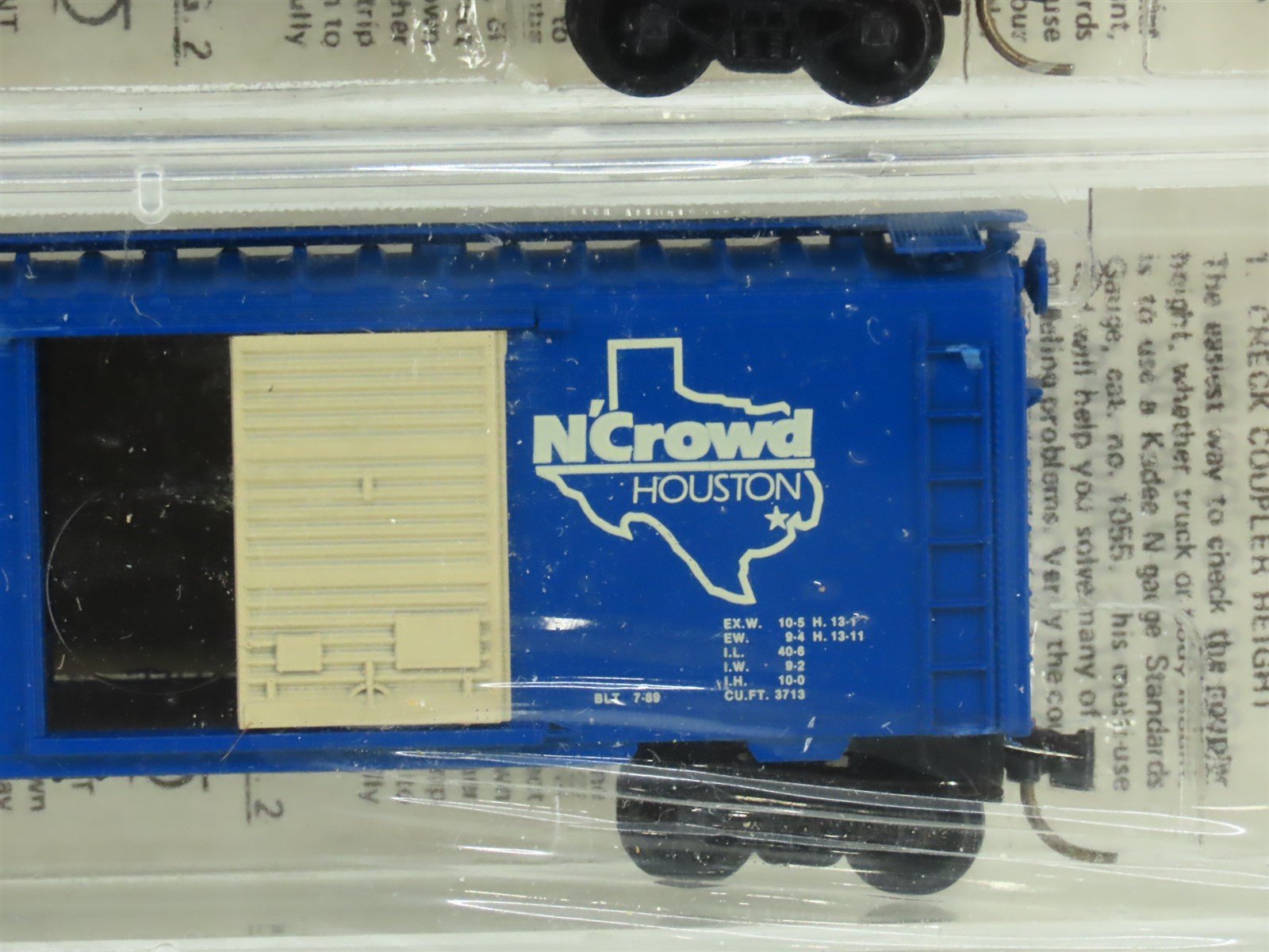 N Scale Kadee Micro-Trains MTL NCDX N'Crowd Houston Box Car 2-Pack Sealed