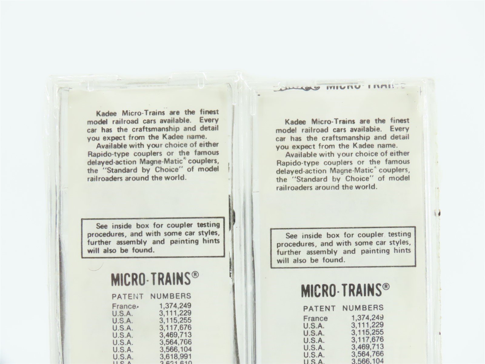 N Scale Kadee Micro-Trains MTL NCDX N'Crowd Houston Box Car 2-Pack Sealed