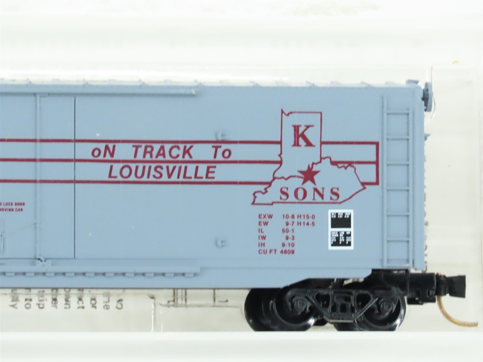 N Scale Kadee Micro-Trains MTL Special Run NTK Ntrak Single Door Box Car #1991