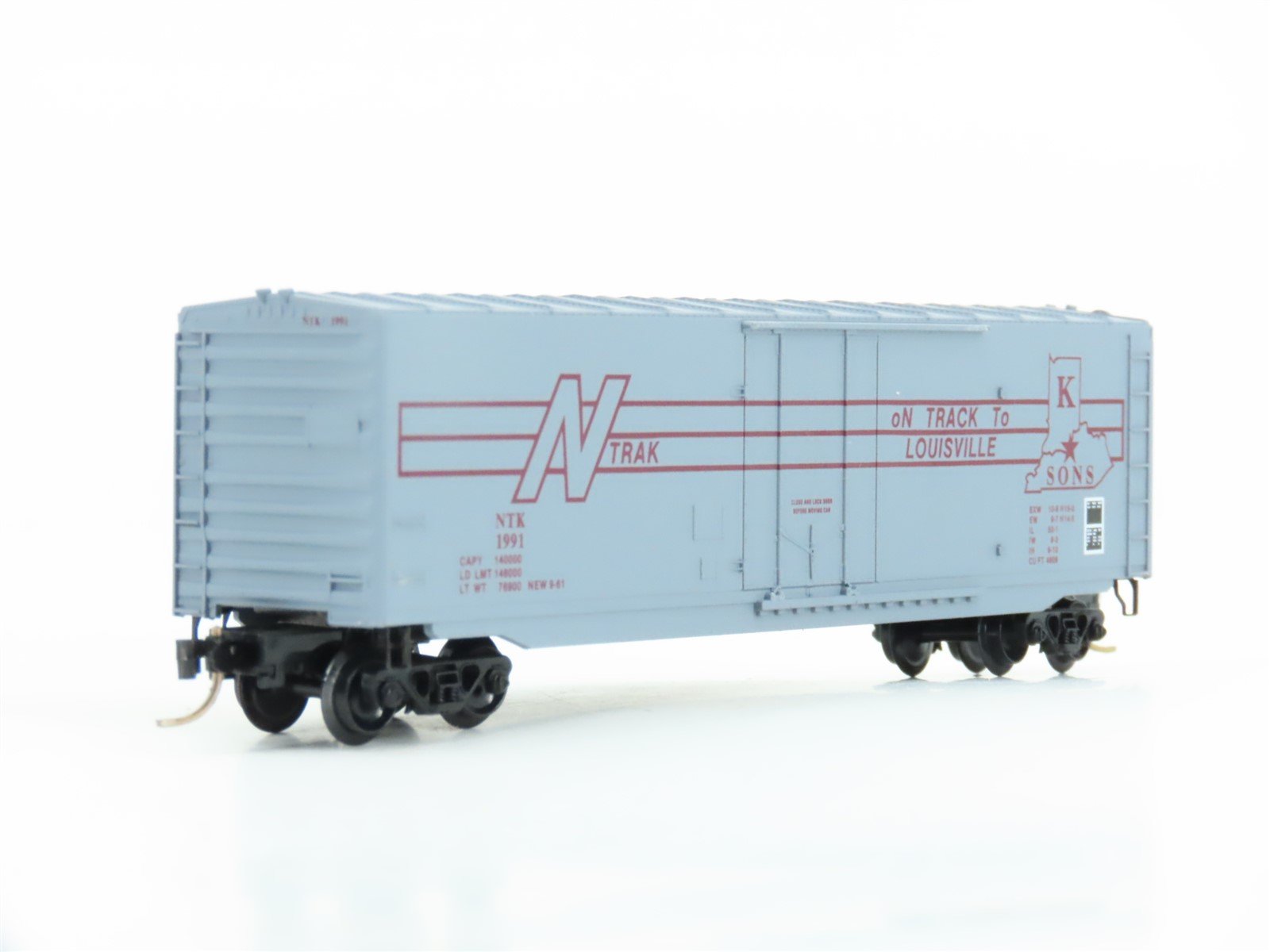 N Scale Kadee Micro-Trains MTL Special Run NTK Ntrak Single Door Box Car #1991