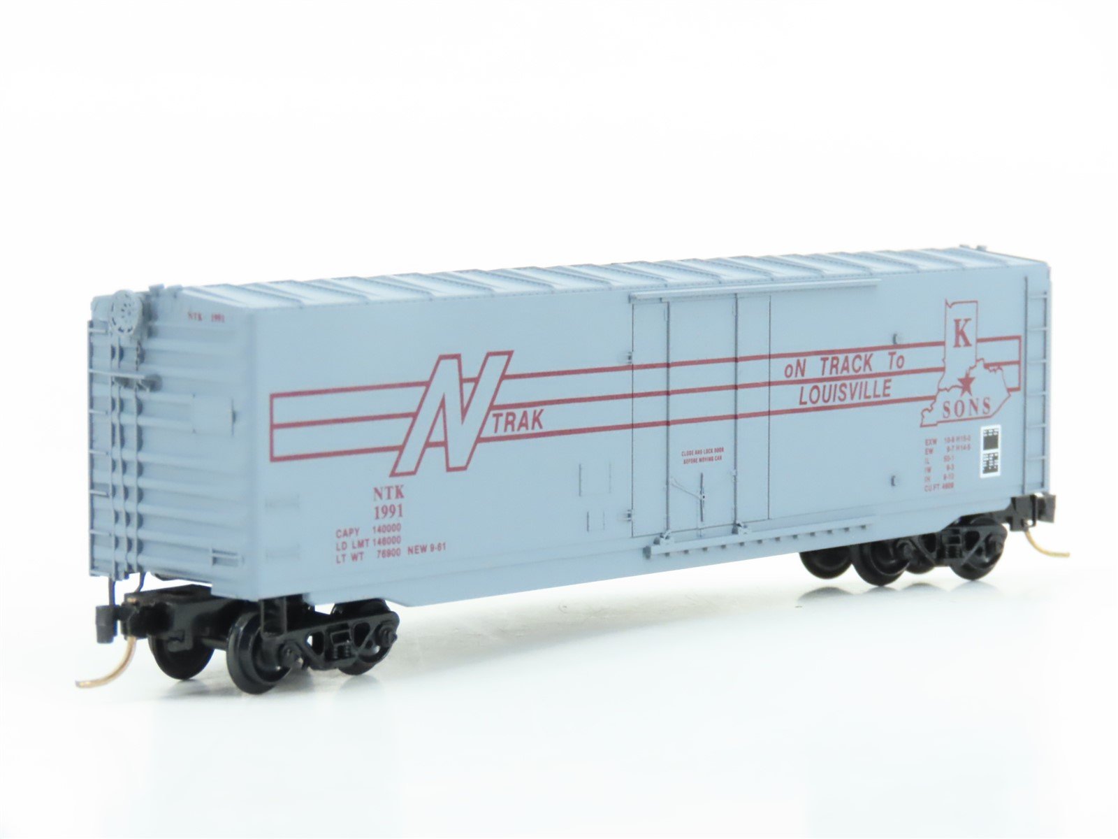 N Scale Kadee Micro-Trains MTL Special Run NTK Ntrak Single Door Box Car #1991