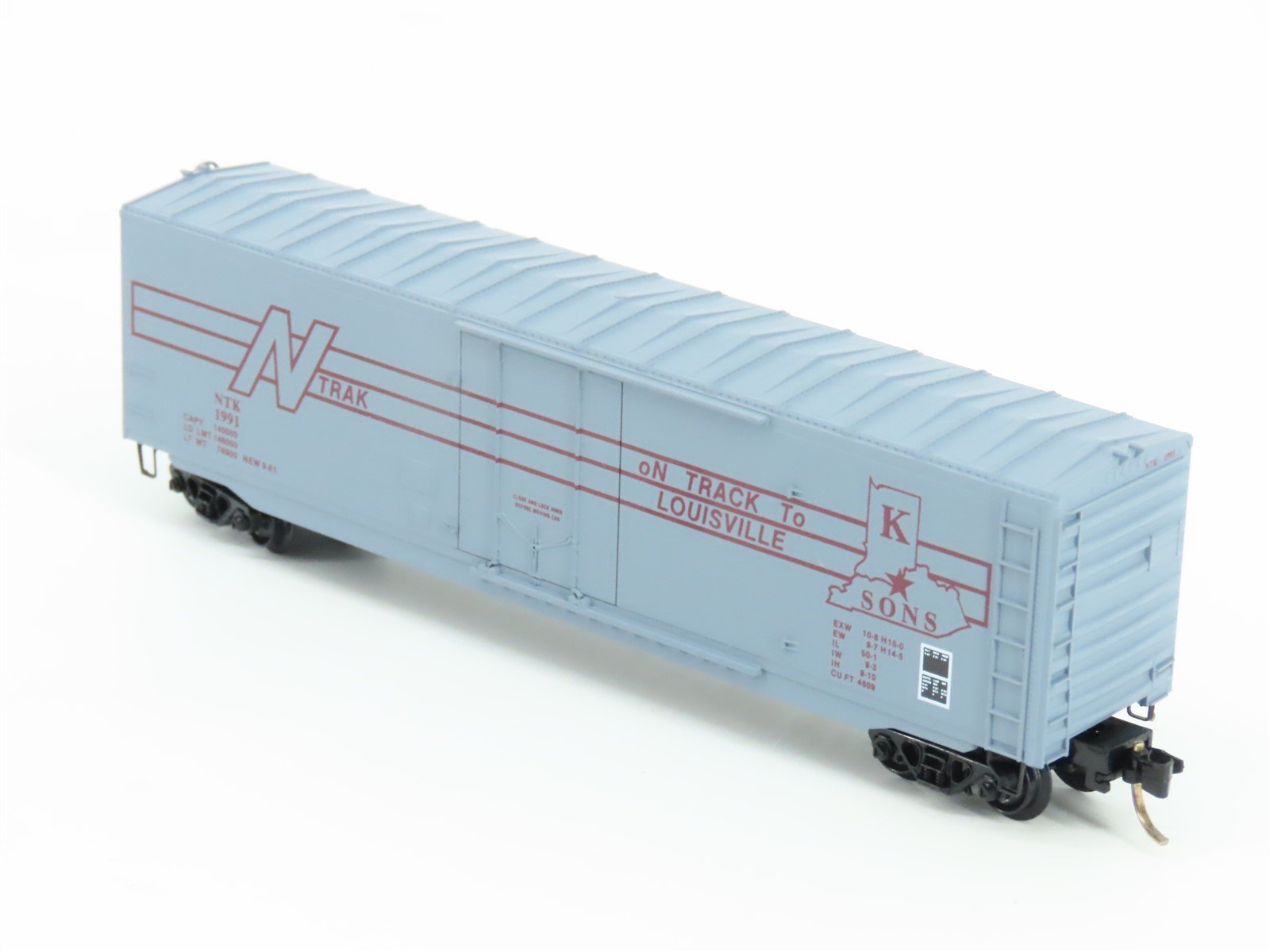 N Scale Kadee Micro-Trains MTL Special Run NTK Ntrak Single Door Box Car #1991