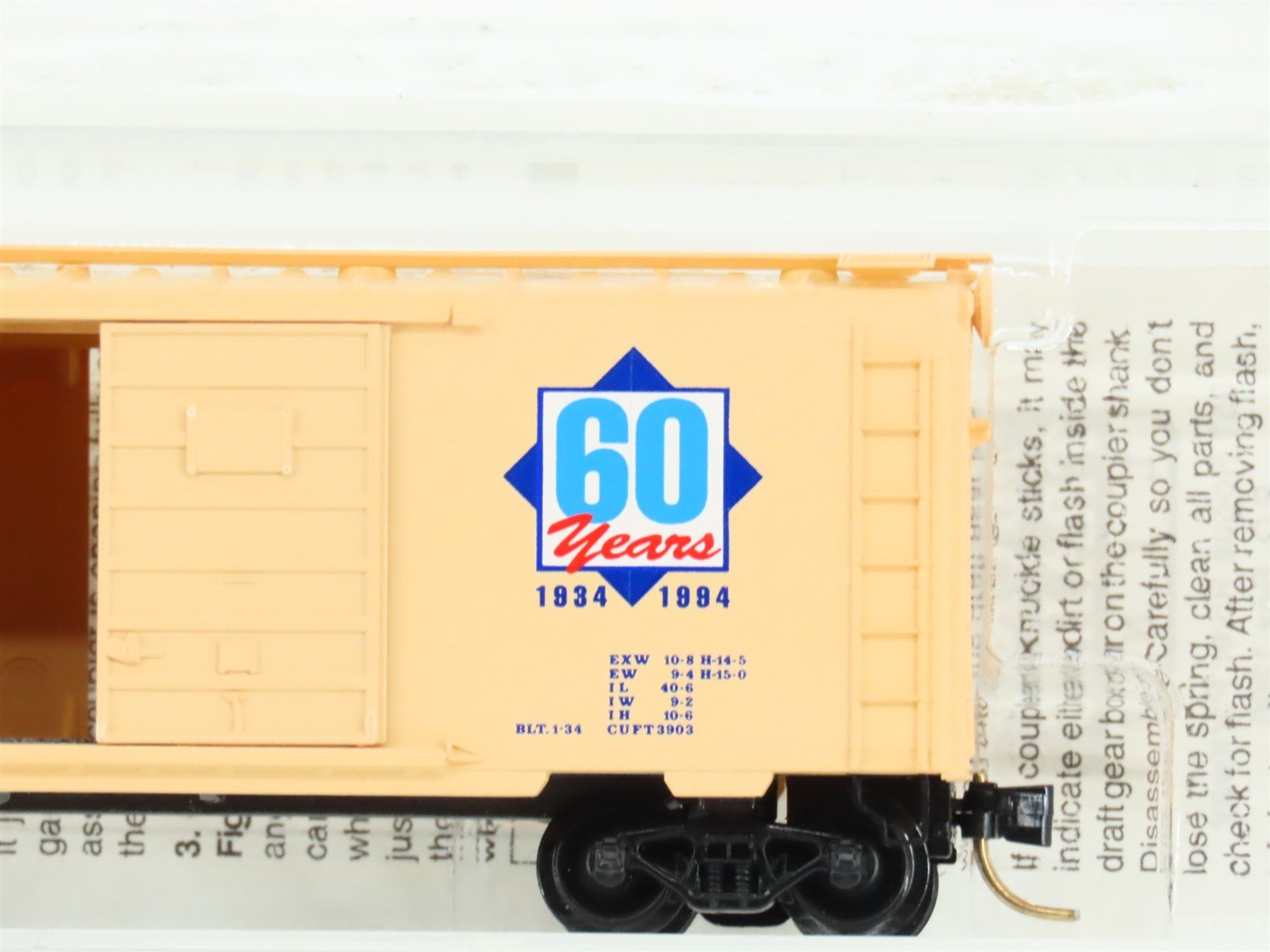 N Micro-Trains MTL NSC Model Railroader 60 Years Single Door Box Car #1934-1994