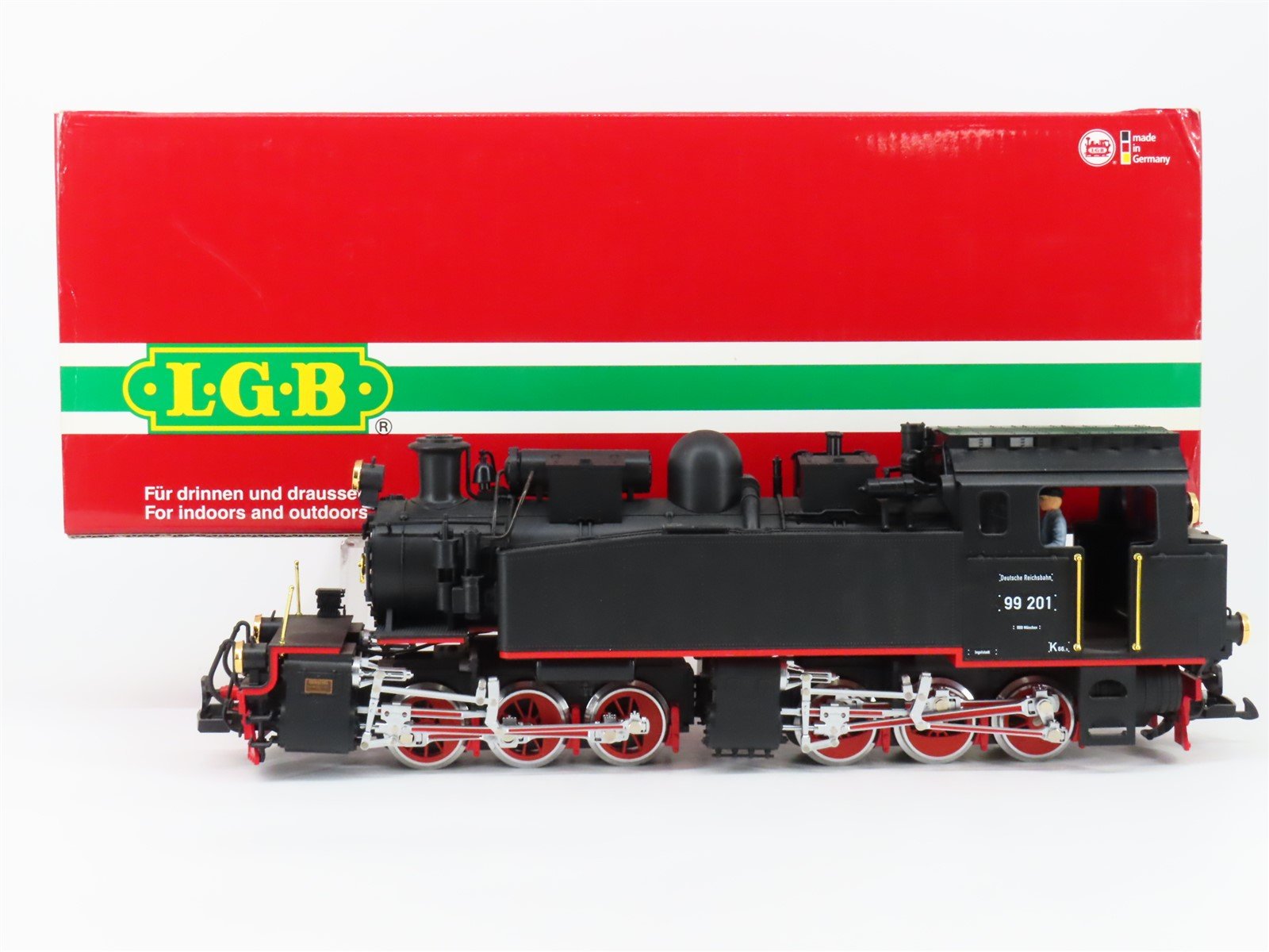 G Scale LGB 22852.8 DB 0-6-6-0 Mallet Steam Locomotive #99201 w/ DCC & Sound