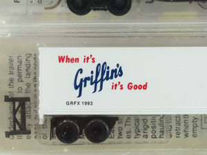 N Scale Micro-Trains MTL GRFX Griffin's 85th Anniversary Reefer & Trailer 2-Pack