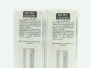 N Micro-Trains MTL Special Run BNTK Route 160 Single Door Box Car 2-Pack Sealed