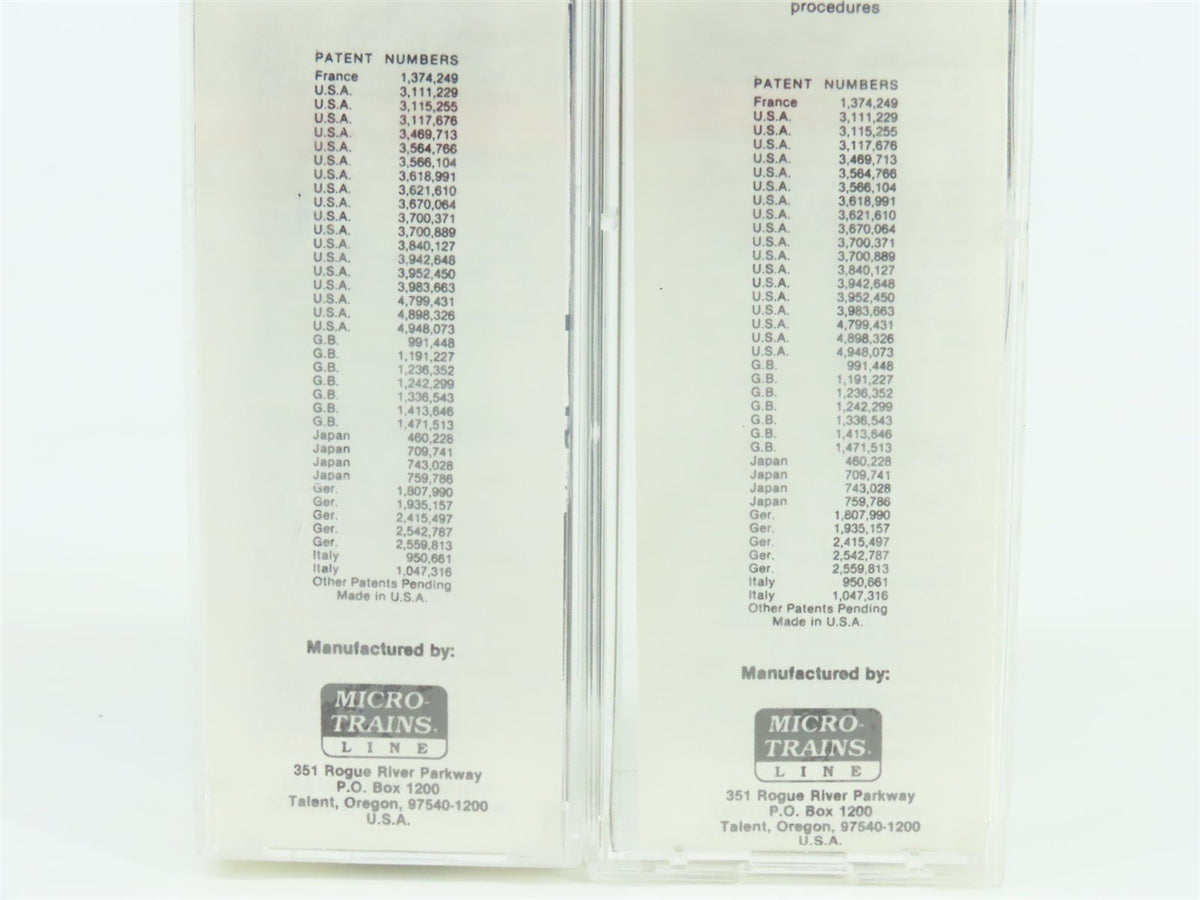 N Micro-Trains MTL Special Run BNTK Route 160 Single Door Box Car 2-Pack Sealed