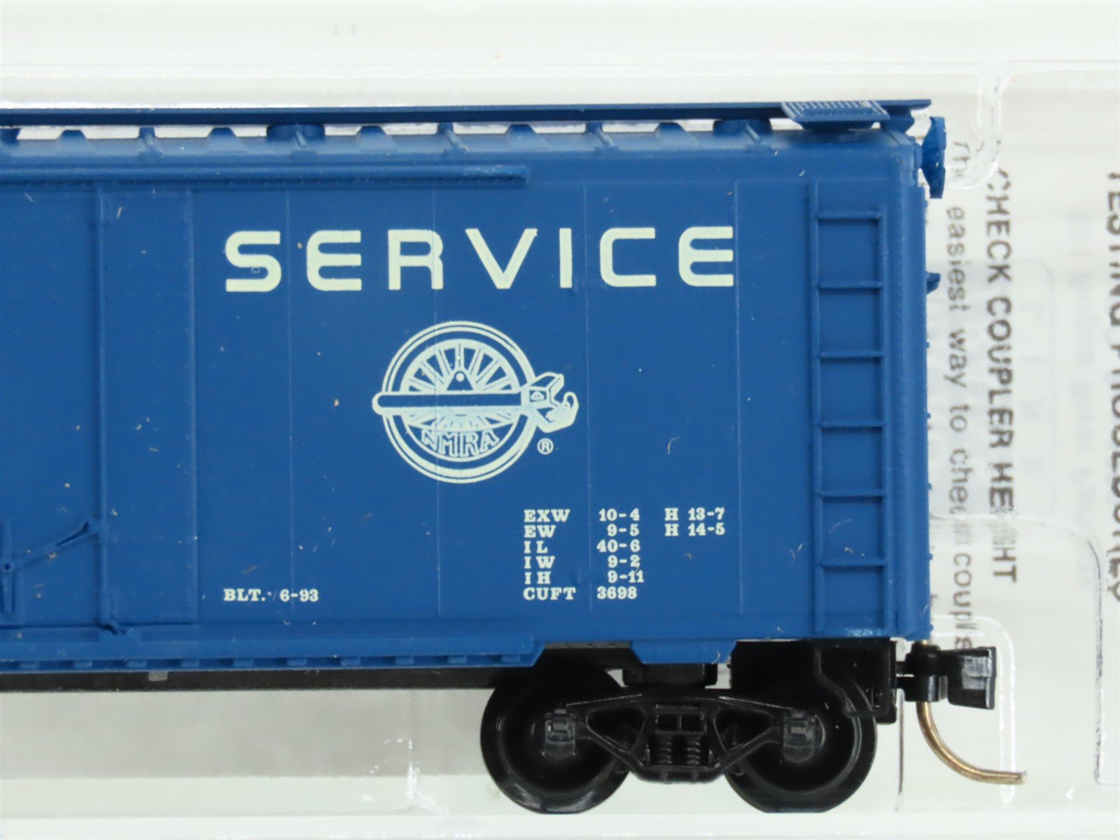 N Micro-Trains MTL Special Run NMRA Express Service Single Door Box Car #1935