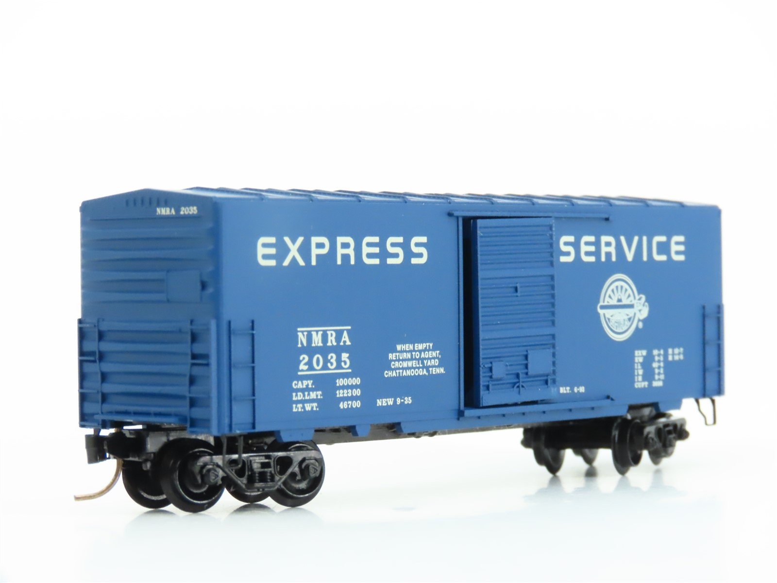 N Micro-Trains MTL Special Run NMRA Express Service Single Door Box Car #2035