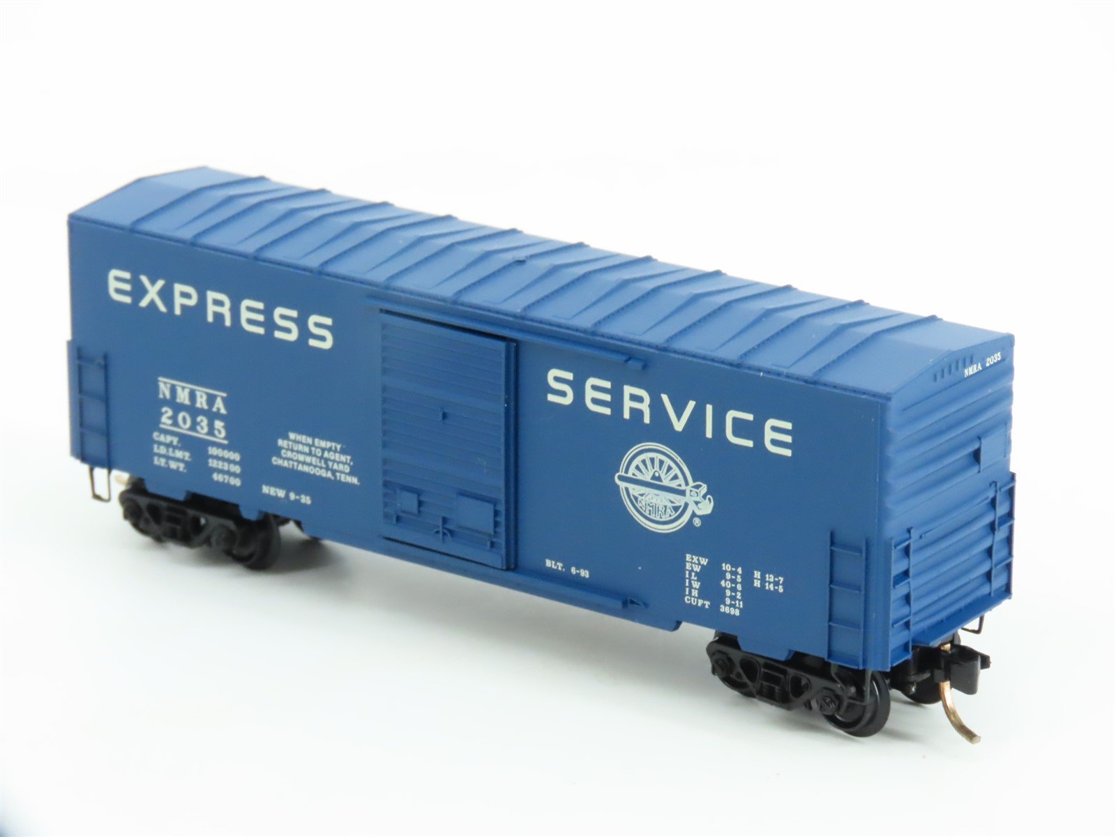 N Micro-Trains MTL Special Run NMRA Express Service Single Door Box Car #2035