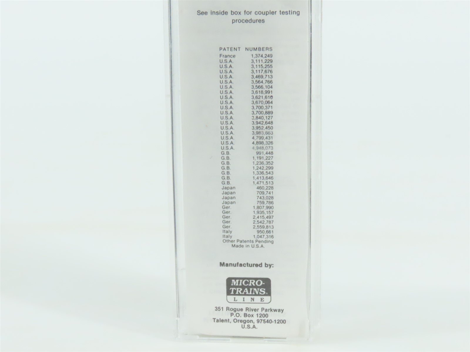 N Micro-Trains MTL Special Run NMRA Express Service Single Door Box Car #2035