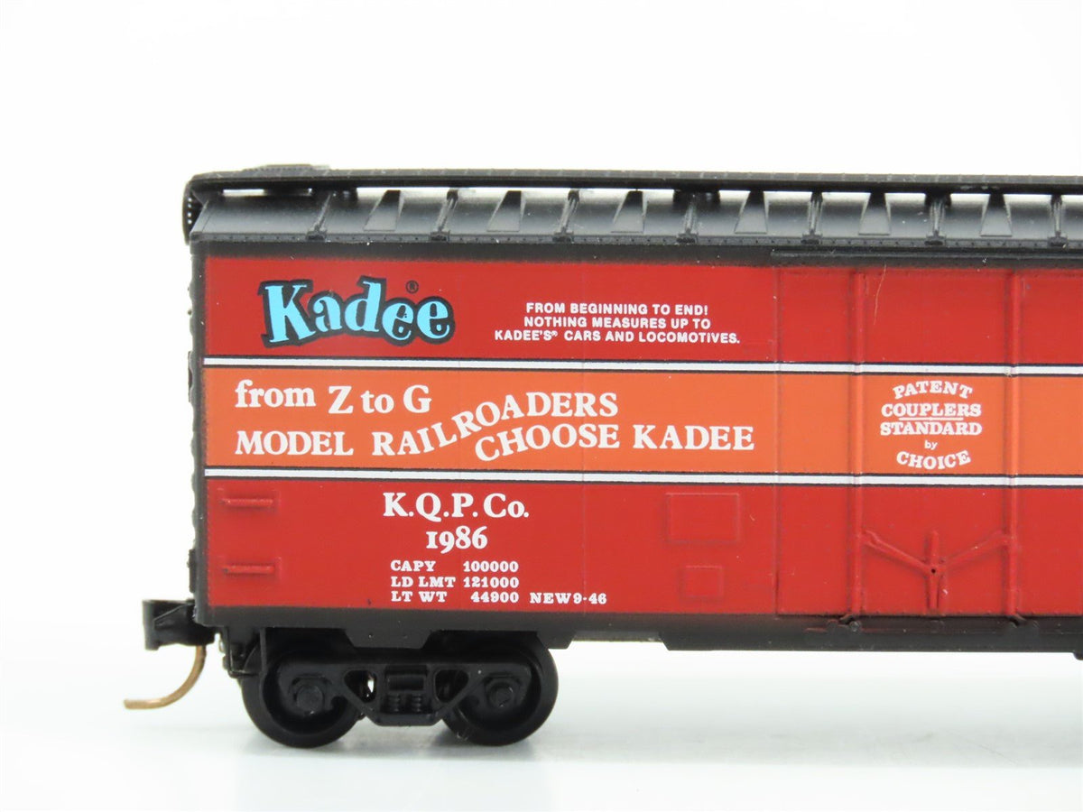 N Scale Kadee Micro-Trains MTL 21046 KQPC 40th Anniversary 40&#39; Box Car #1986