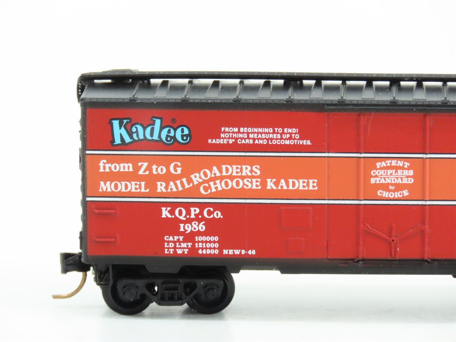N Scale Kadee Micro-Trains MTL 21046 KQPC 40th Anniversary 40' Box Car #1986