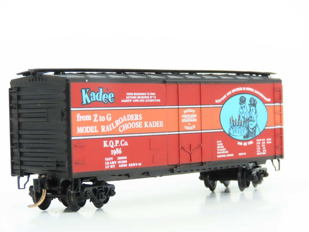 N Scale Kadee Micro-Trains MTL 21046 KQPC 40th Anniversary 40&#39; Box Car #1986