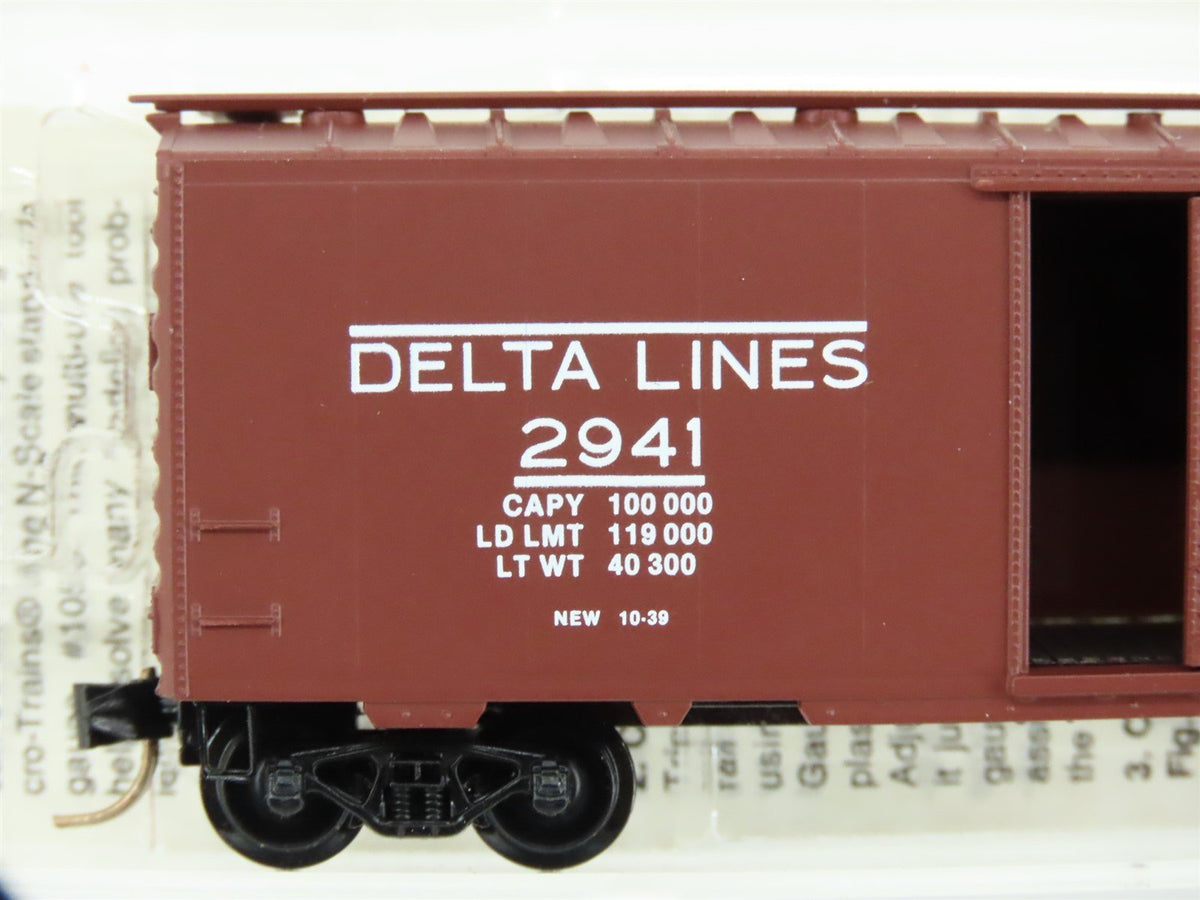 N Scale Micro-Trains MTL Heritage Collection #3 DL Delta Lines Box Car #2941