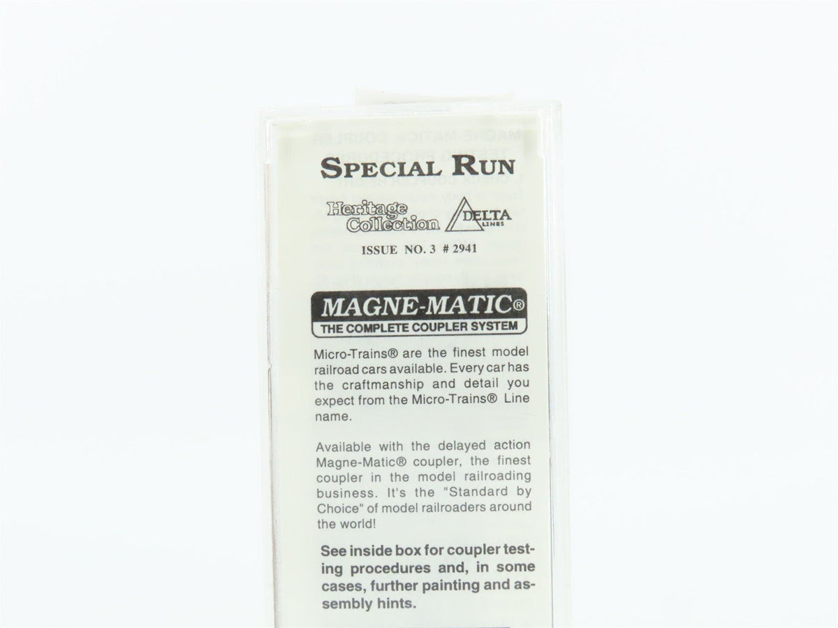 N Scale Micro-Trains MTL Heritage Collection #3 DL Delta Lines Box Car #2941