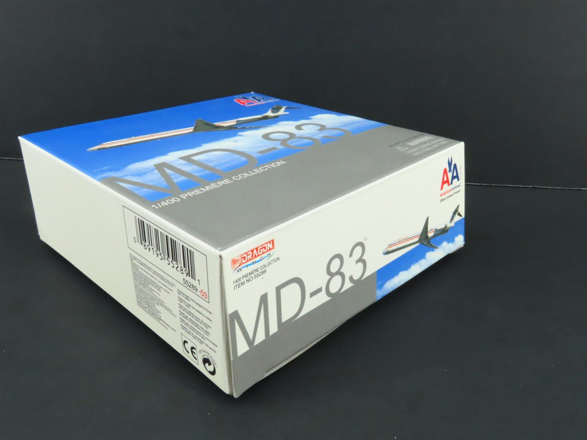 1:400 Dragon Wings 55289 Die-Cast American McDonnell Douglas MD-83 Airliner