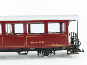 G Scale LGB 31550 Zermatt-Bahn Stream Pub Passenger Car #2227