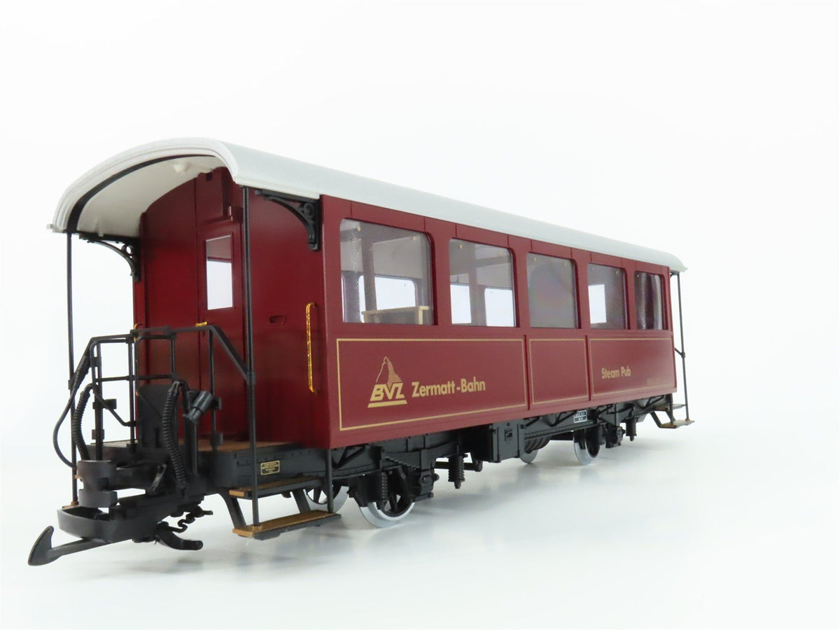 G Scale LGB 31550 Zermatt-Bahn Stream Pub Passenger Car #2227