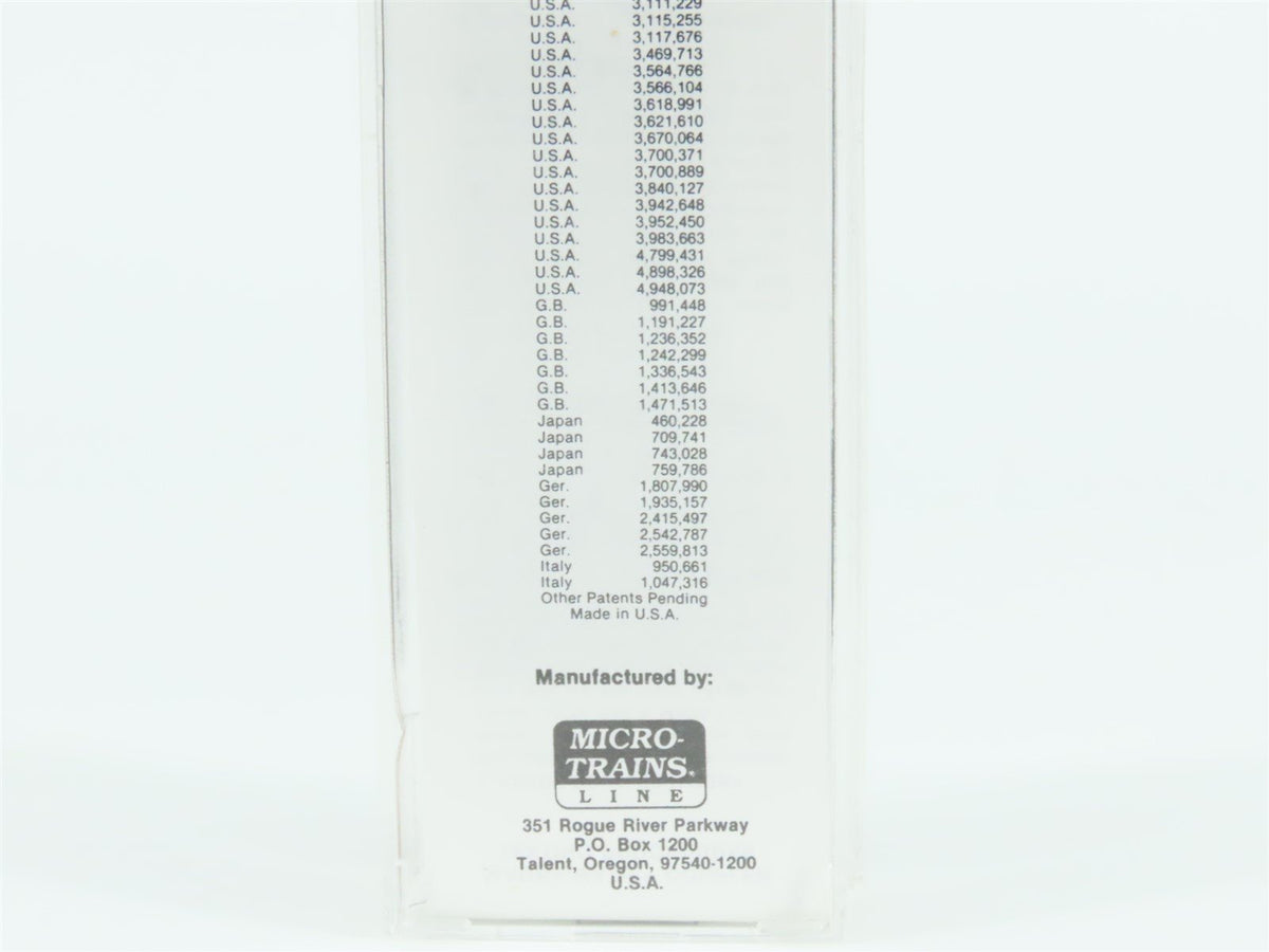 N Scale Micro-Trains MTL Special Run P&amp;W Potomac &amp; Western Box Car #1998
