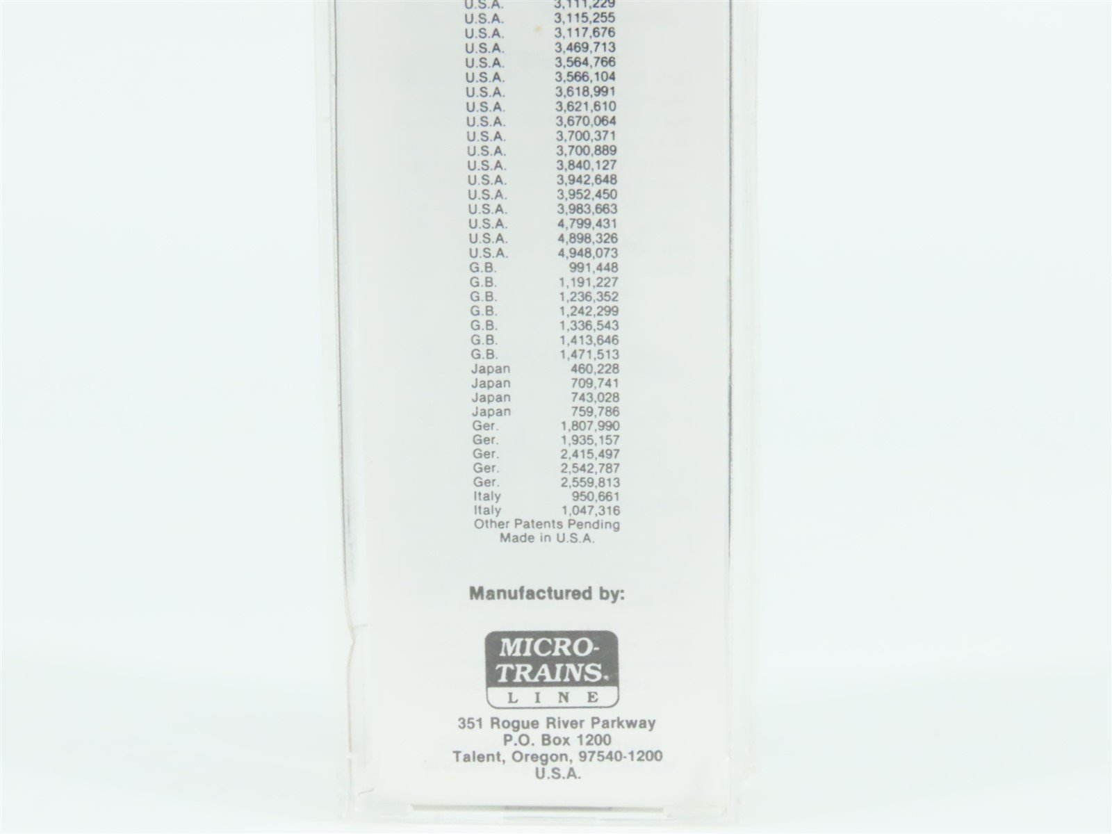 N Scale Micro-Trains MTL Special Run P&W Potomac & Western Box Car #1998