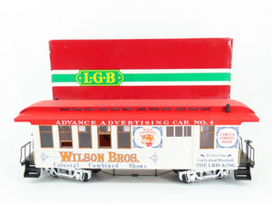 G Scale LGB 3181-DG Wilson Bros Circus Combine Passenger Car #4