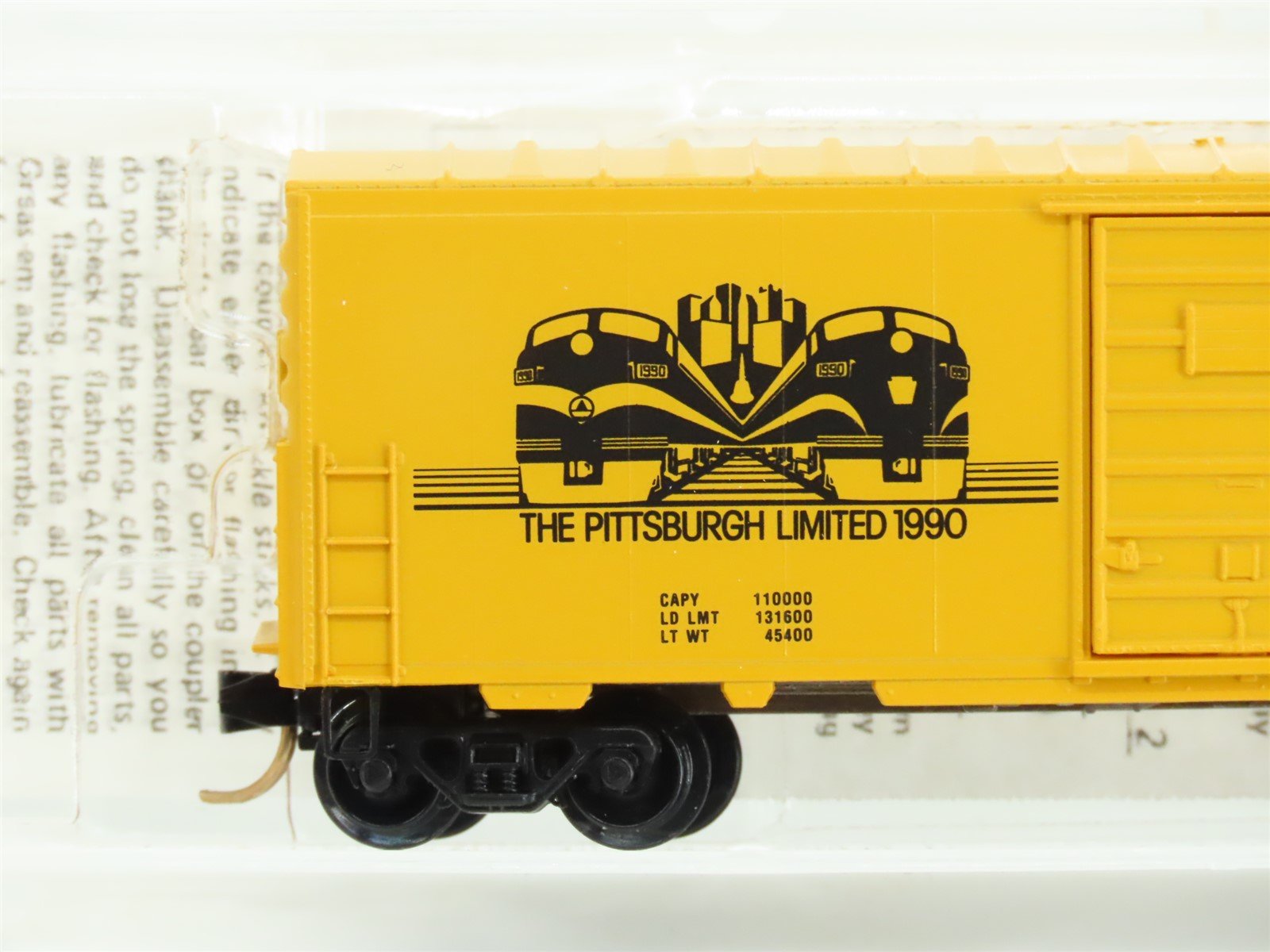 N Kadee Micro-Trains MTL Special Run NMRA The Pittsburgh Limited Box Car #1990