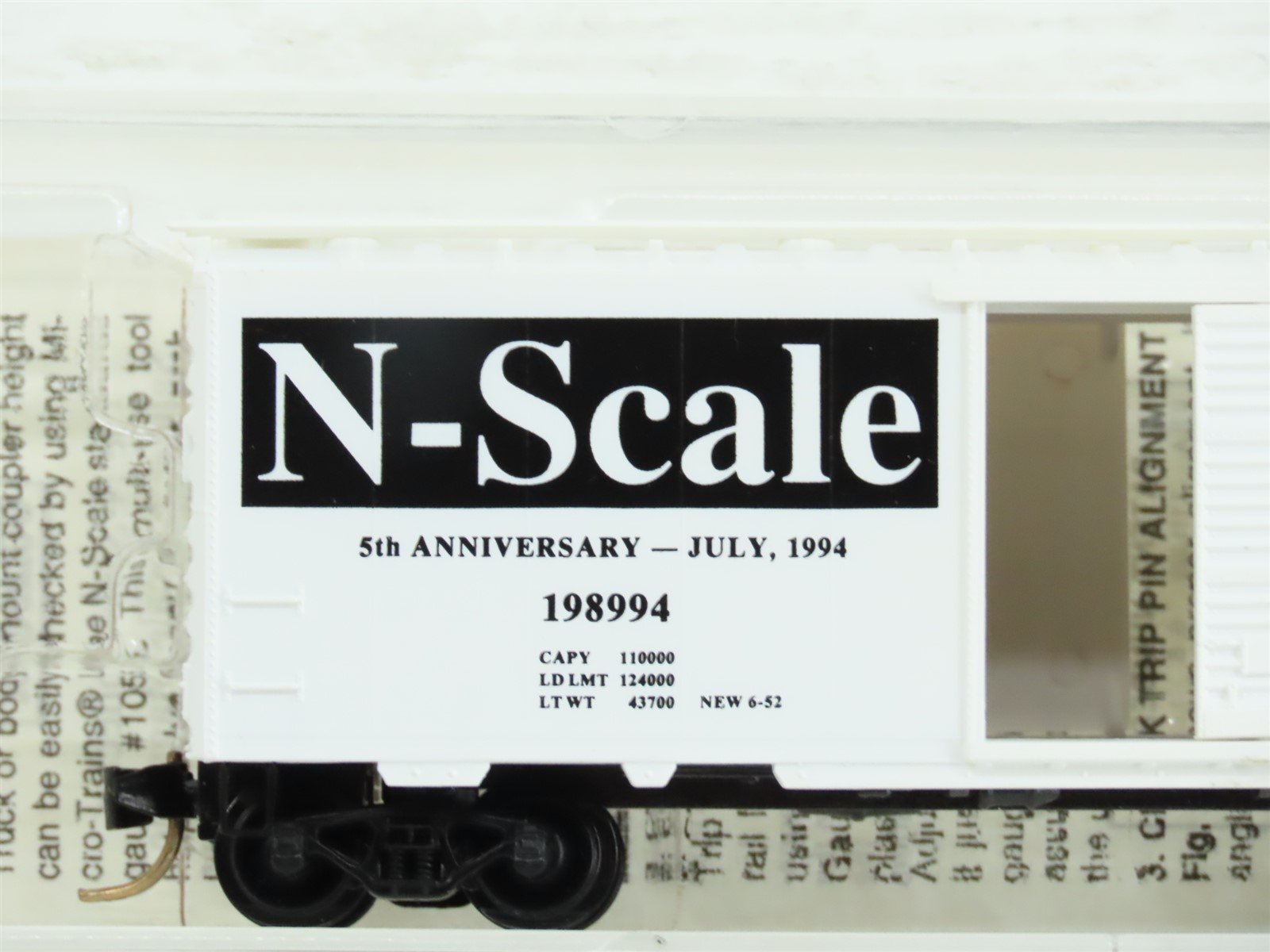 N Scale Micro-Trains MTL NSC Special Run 5th Anniversary Box Car #198994