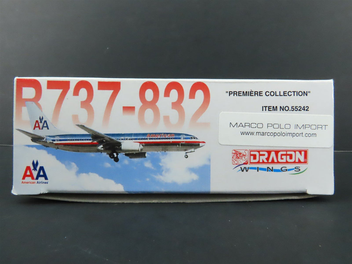 1:400 Dragon Wings 55242 Die-Cast American Airlines B737-823 Airliner