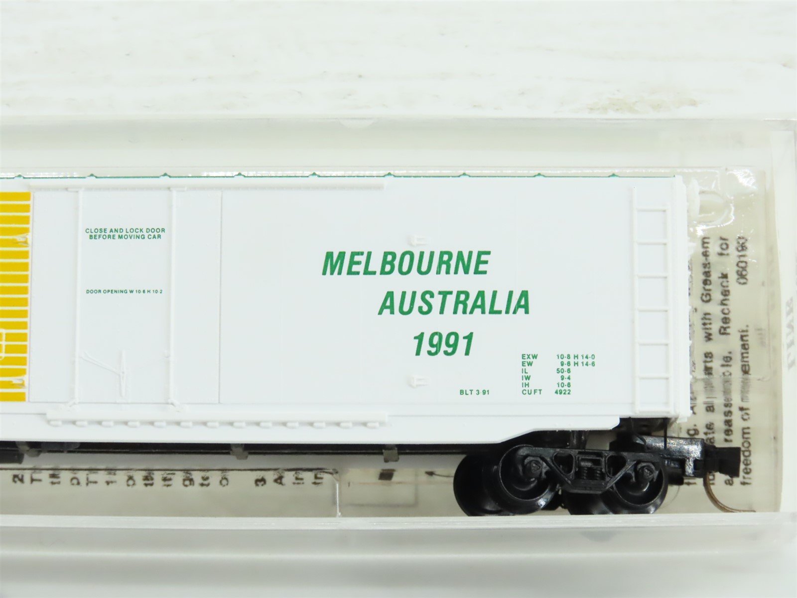 N Micro-Trains MTL Special Run Melbourne Australia Convention Box Car #1991