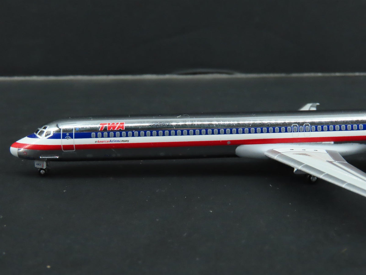 1:400 Dragon Wings CRS 001 Die-Cast TWA McDonnell Douglas MD-83 Airliner
