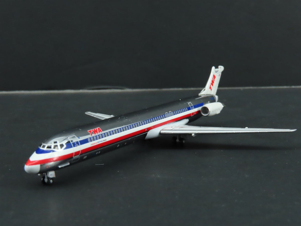 1:400 Dragon Wings CRS 001 Die-Cast TWA McDonnell Douglas MD-83 Airliner