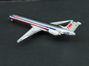 1:400 Dragon Wings CRS 001 Die-Cast TWA McDonnell Douglas MD-83 Airliner