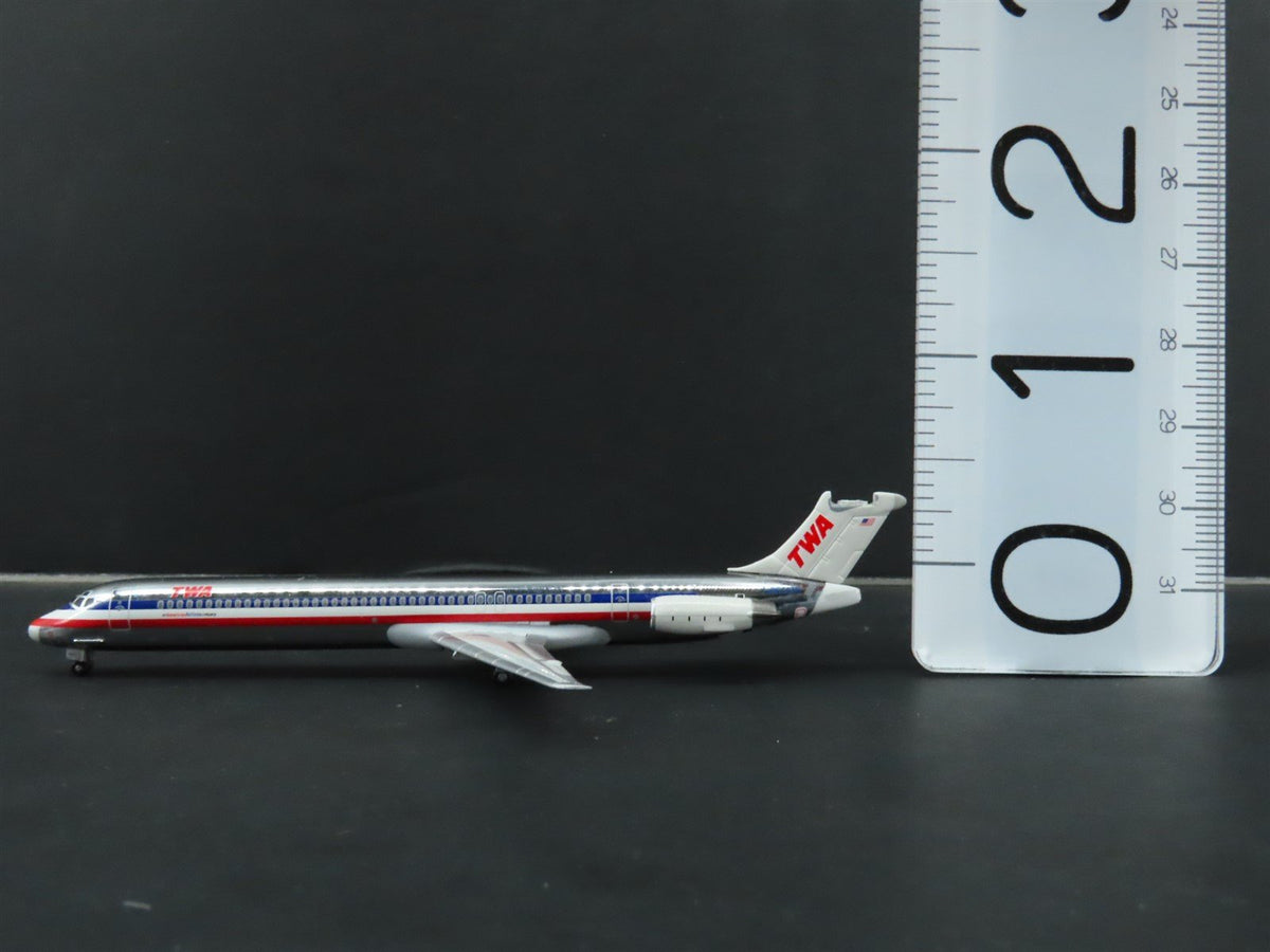 1:400 Dragon Wings CRS 001 Die-Cast TWA McDonnell Douglas MD-83 Airliner