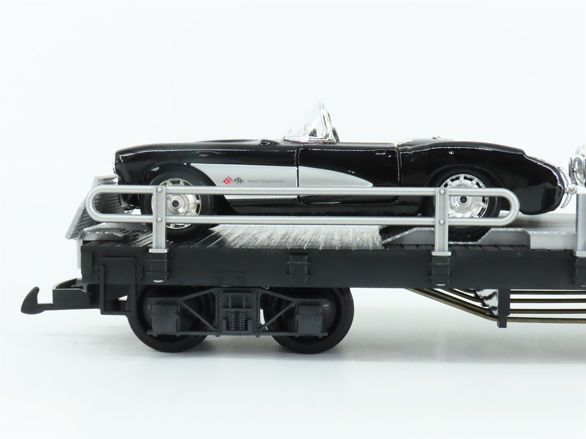 G Scale LGB 40596 Transport Flatcar w/ Corvette &amp; Cobra Cars
