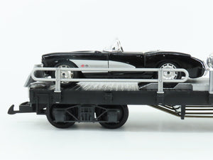 G Scale LGB 40596 Transport Flatcar w/ Corvette & Cobra Cars