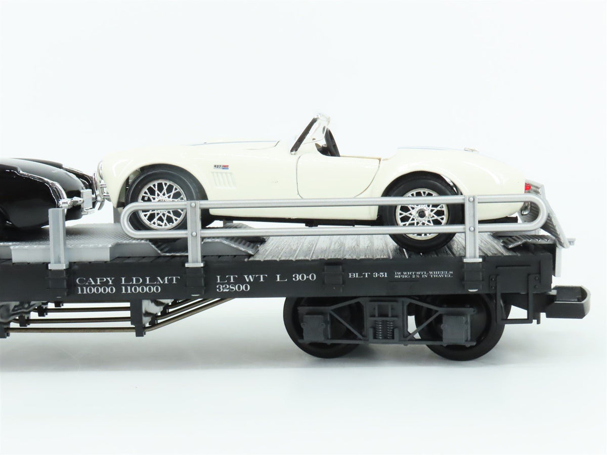 G Scale LGB 40596 Transport Flatcar w/ Corvette &amp; Cobra Cars