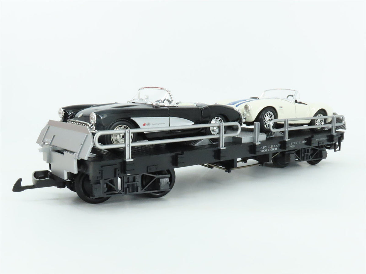G Scale LGB 40596 Transport Flatcar w/ Corvette &amp; Cobra Cars