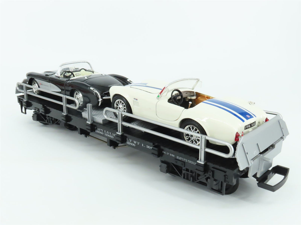 G Scale LGB 40596 Transport Flatcar w/ Corvette &amp; Cobra Cars