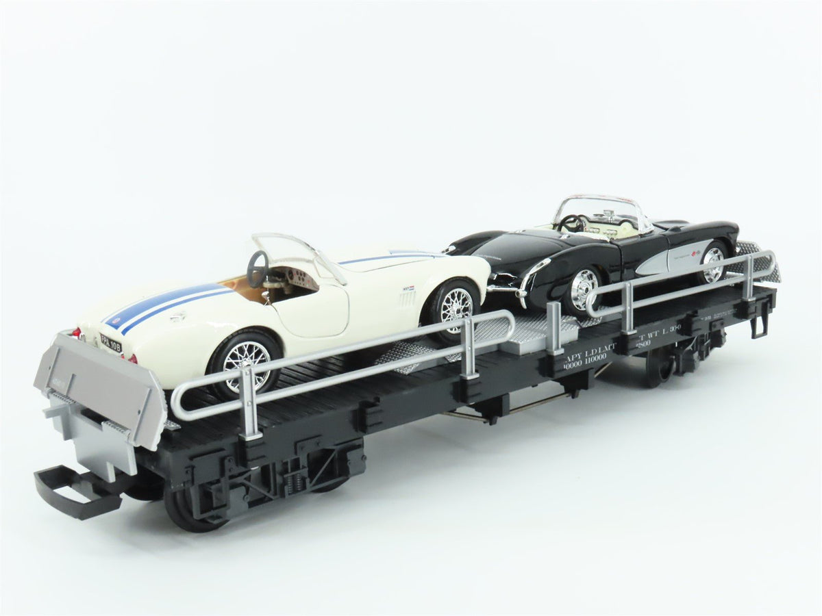 G Scale LGB 40596 Transport Flatcar w/ Corvette &amp; Cobra Cars