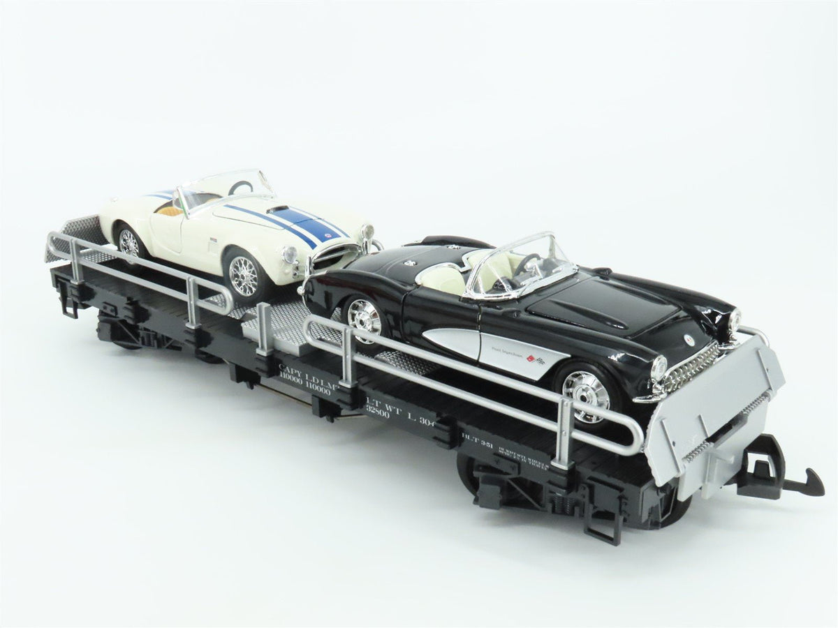 G Scale LGB 40596 Transport Flatcar w/ Corvette &amp; Cobra Cars