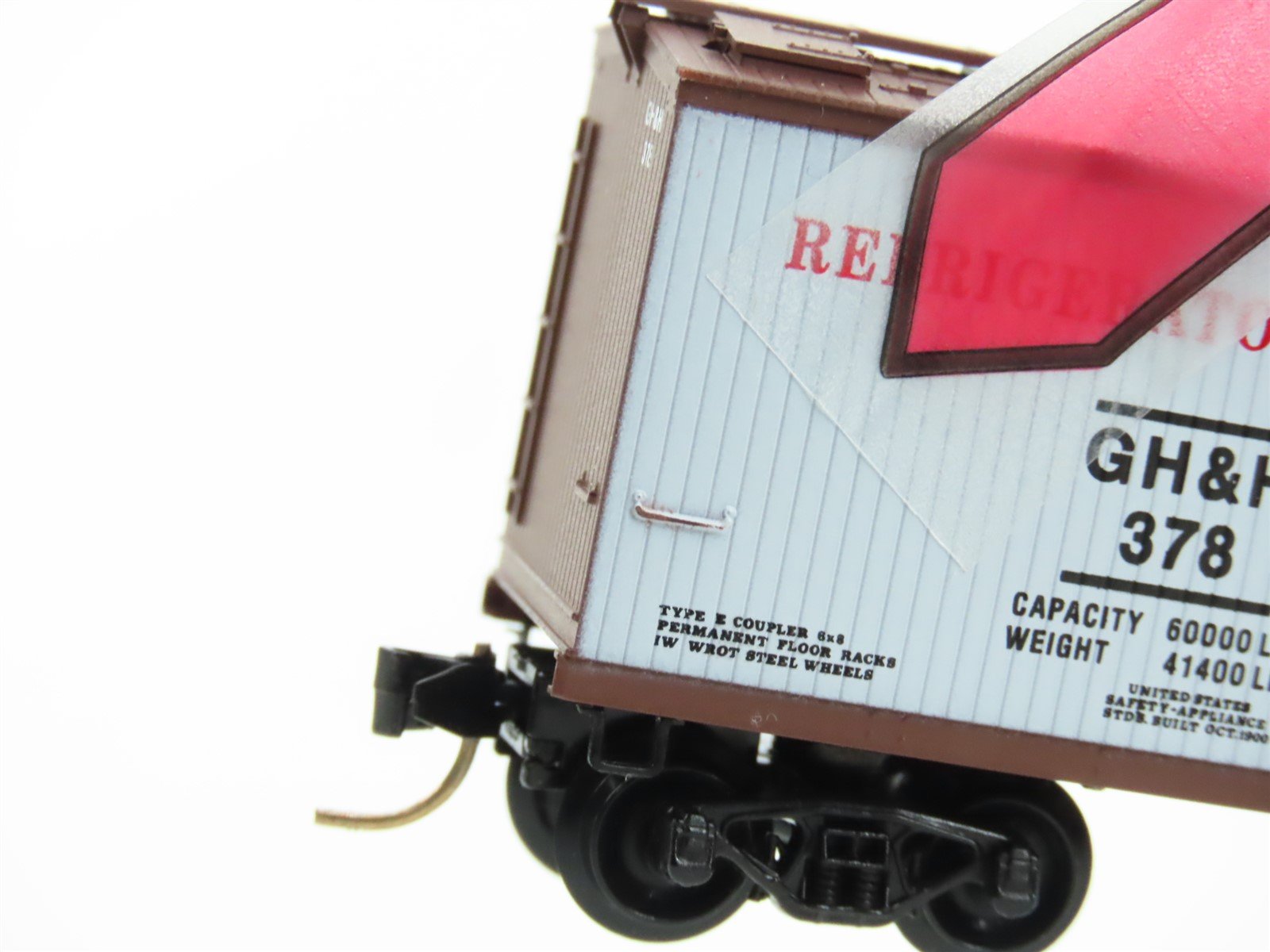 N Micro-Trains MTL Special Run GH&H The Old Reliable Short Line Box Car #378