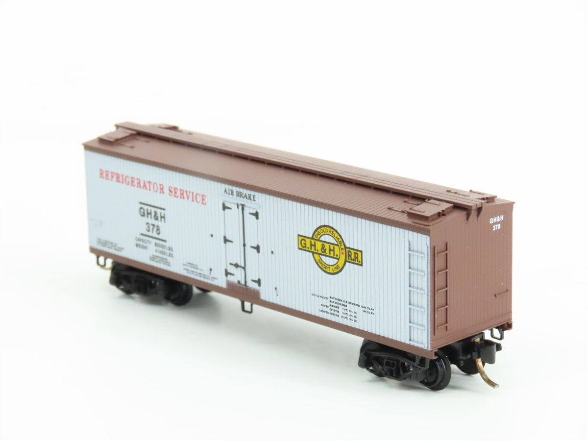 N Micro-Trains MTL Special Run GH&amp;H The Old Reliable Short Line Box Car #378
